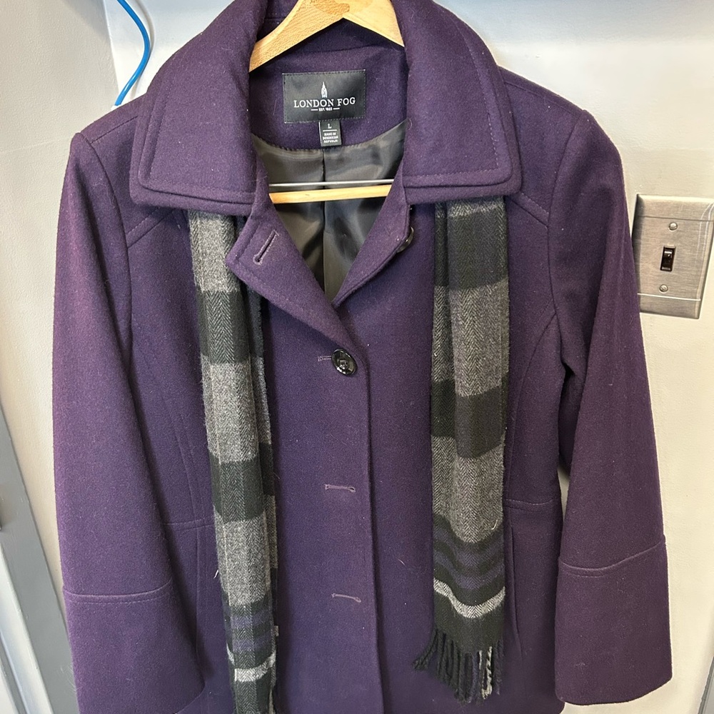 London Fog Deep Purple Outerwear